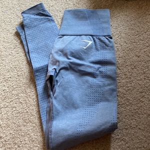 Slate blue gym shark leggings